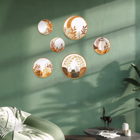5 PCS Circle Wall Painting